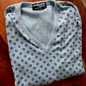 Givenchy logo Top 1970s Vintage Givenchy Sweater
